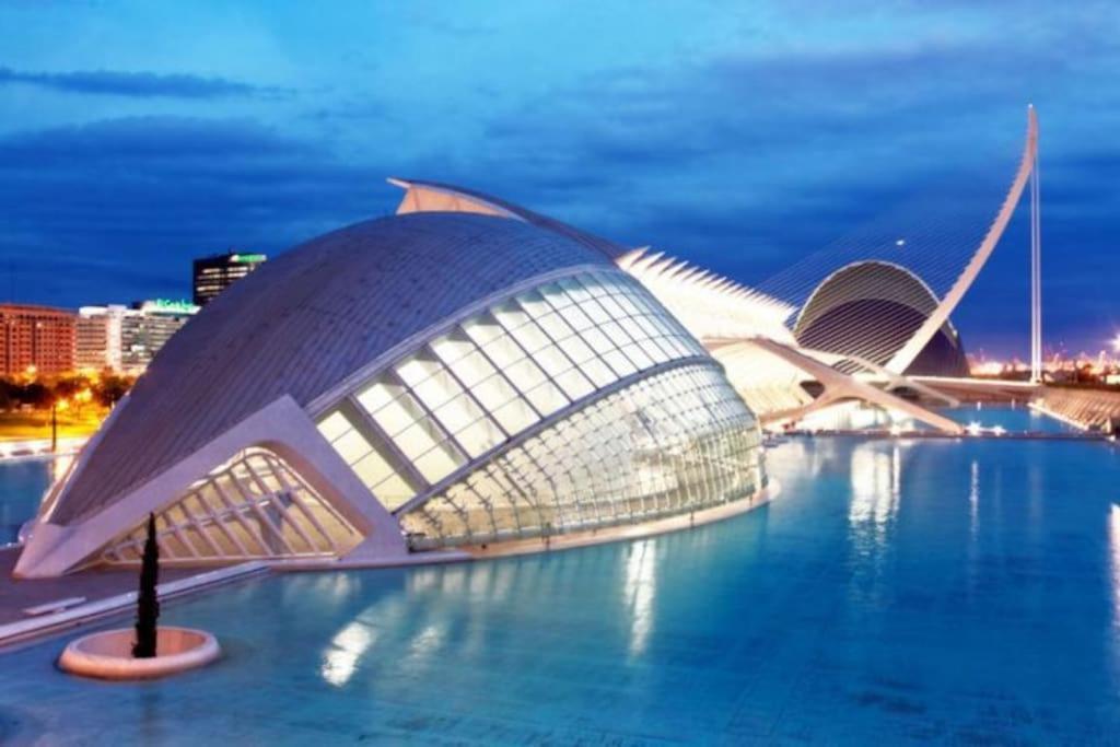 Valencia Las Artes Y Ciencias + Garaje + Netflix Екстериор снимка